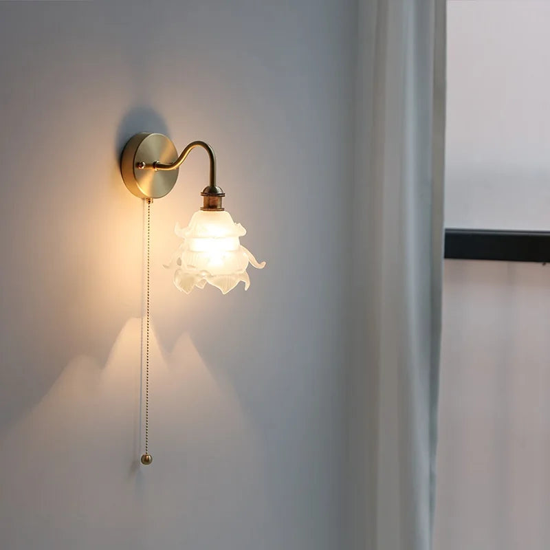 Applique murale LED gris chambre