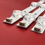 bande led blanc transparent moderne 615mm clips connecteurs éclairage industriel led backlight