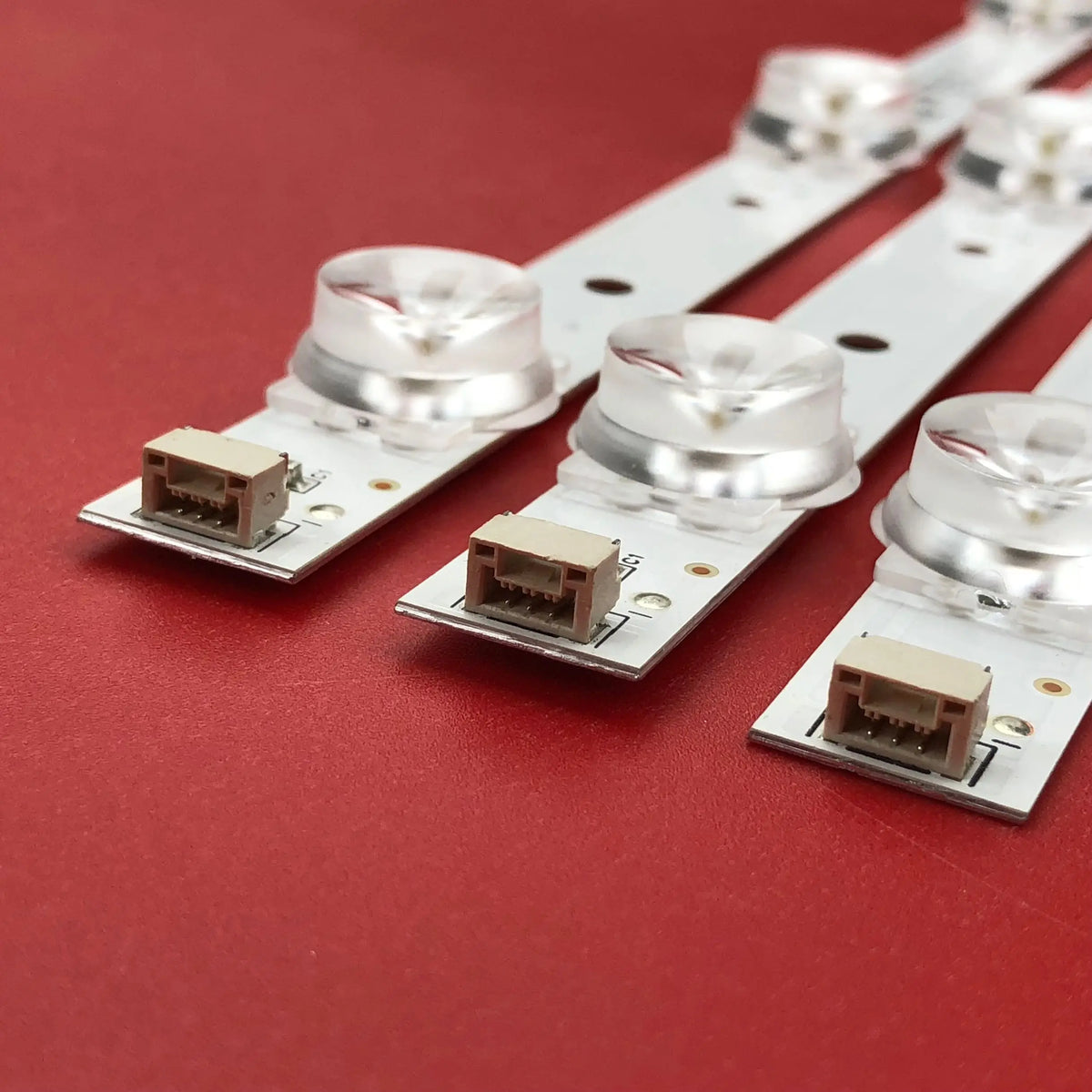 bande led blanc transparent moderne 615mm clips connecteurs éclairage industriel led backlight