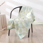 serviette bain coton bio rapide absorbant moderne motif géométrique blanc bleu orange gris