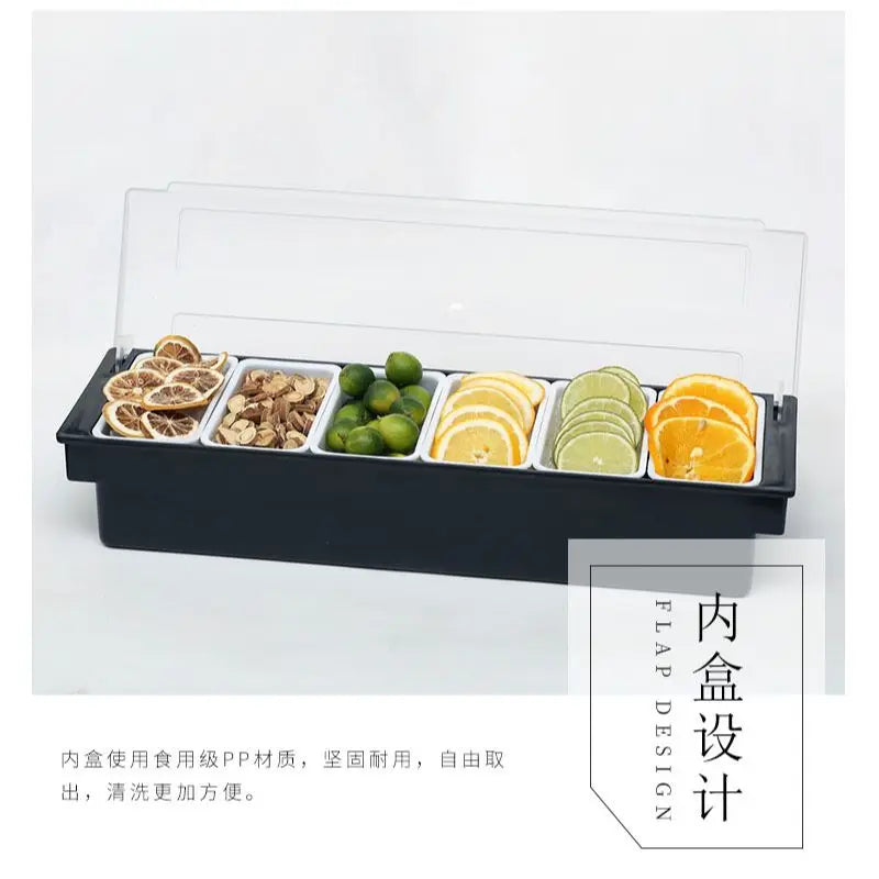 boîte compartiments noire moderne boîte fruits respectueuse environnement clips plastique lisse