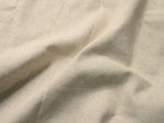 tissu popeline coton lin beige clair haute absorption anti bactéries teint uni 140cm large