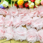 couronne fleurs artificielles motif floral rose clair noir blanc rouge violet mariage