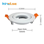 Spot LED blanc moderne clips orange compatible GU10 MR16 5W 90 260V