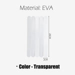 bandes antidérapantes adhésives transparentes 20x2cm modernes sols salle bain minimaliste pack 10pcs