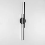 applique murale led moderne minimaliste noir blanc chambre salon entrée fixée mur deux sources