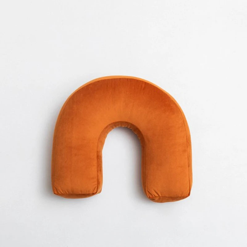 coussins décoratifs vert orange unis modernes confortables amovibles lavables adultes