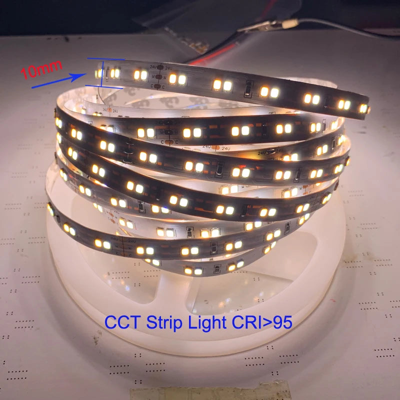 Détail des LED SMD2835 sur la bande lumineuse