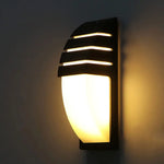 applique murale moderne noir lumière chaude autonome minimaliste éclairage ledintérieurextérieurhydrofuge