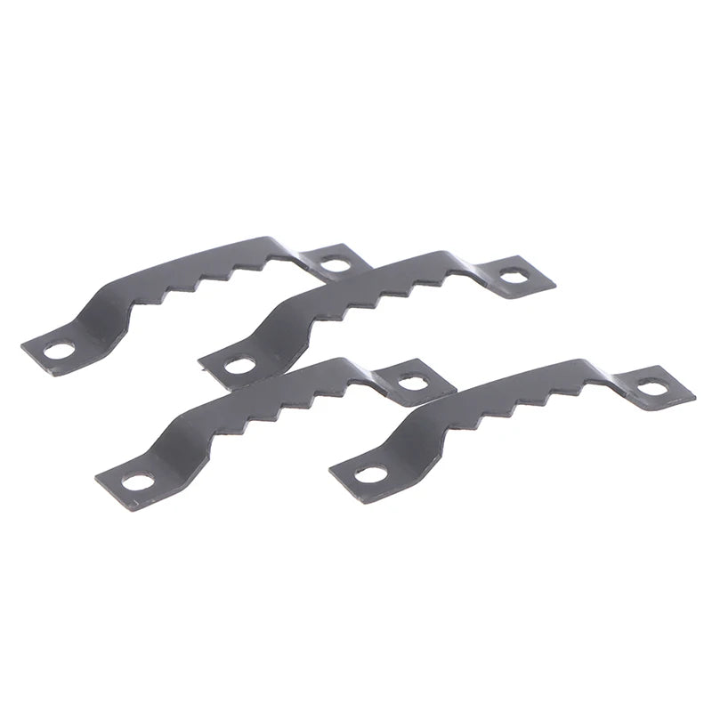clips fixation métal dents scie noir 100 pièces 200 pièces