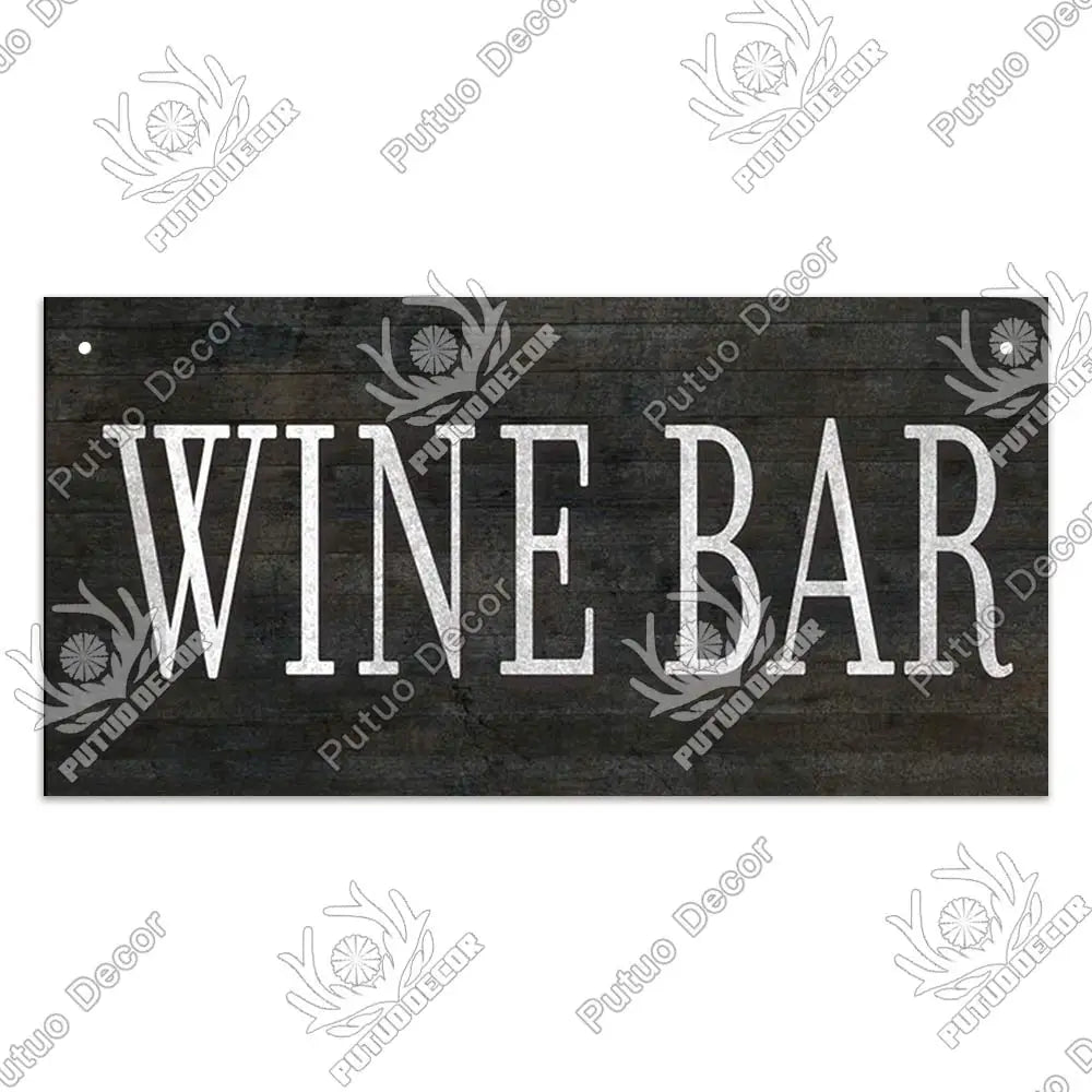 panneaux decoratifs bois rustiques rectangle noir blanc pré perçus vintage textes imprimés