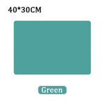 tapis table silicone opaque moderne 60x40cm 40x30cm vert jaune gris bleu