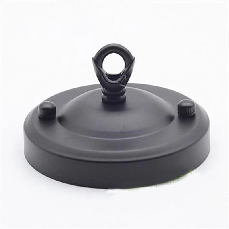 support suspension moderne anneau blanc noir cuivre doré argenté rond lisse