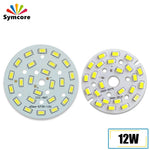 plaque led 12w blanc chaud 3000k 55mm 65mm 85mm 100mm moderne