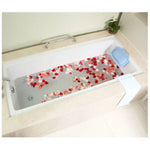 tapis bain bleu clair adhésifs micro structurés moderne respectueux environnement