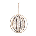 décoration murale bois découpé laser fleur vie géométrique bohème spirituelle suspension 22cm mandala complexe