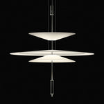 suspension lumineuse moderne blanc fer chromé led salon chambre coucher