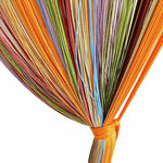 rideaux multicolores franges verticales bohèmes modernes porte salon 100cmx200cm polyester translucides