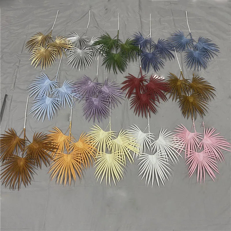 feuille palmier artificielle décoration mariage plante verte décorative table maison événementiel fleurs artificielles