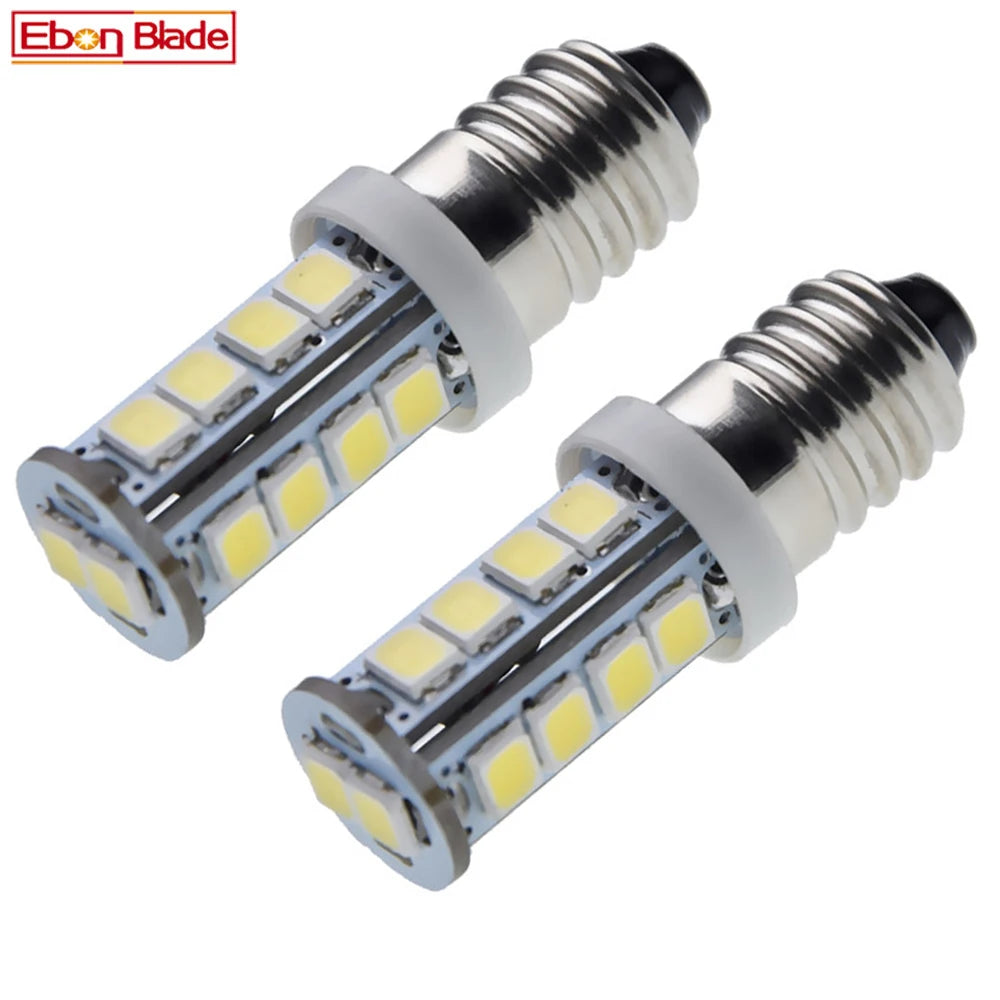 ampoule led e10 18 smd blanc 12v 24v torchon vélo instrument warning moderne