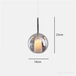 suspension lumineuse moderne transparent miroir doré led 249 2000 lumens 90 260v 5mètres carrés