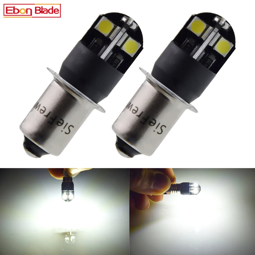 ampoule led blanc 420lm 8smd 3030 p13.5s pr2 adhésif moderne sans polarité 6v