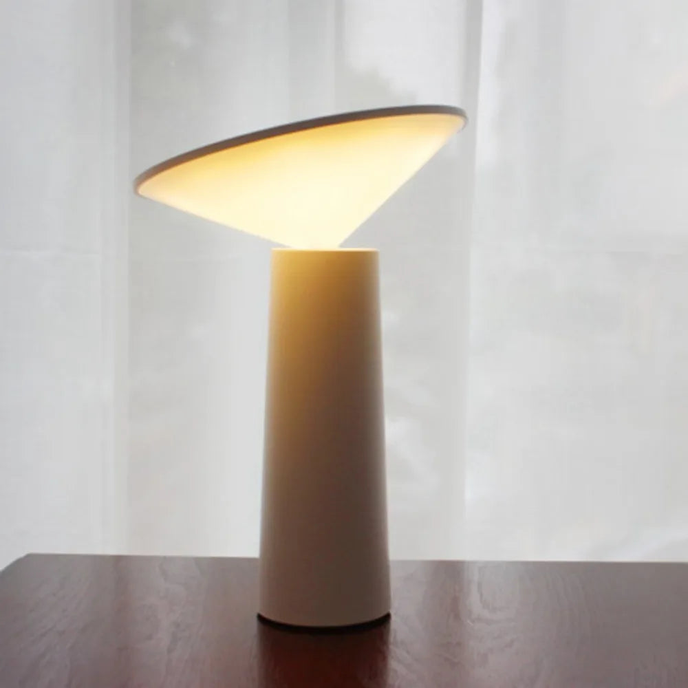 lampe table led rechargeable interrupteur tactile noir blanc moderne minimaliste