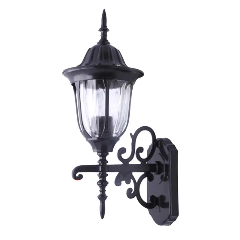 lampe murale or noir transparent vintage classique éclairage chambre entrée étude salle bain interrupteur