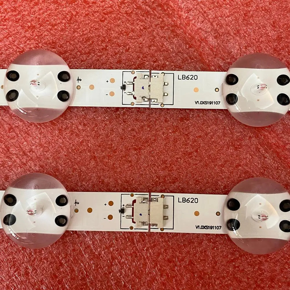 bandes led blanc adhésives éclairage écran lcd moderne 50cm 7cm bandes connecteurs