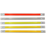 ruban led jaune rouge blanc 200mm lisse moderne 1000lm 12v 50v