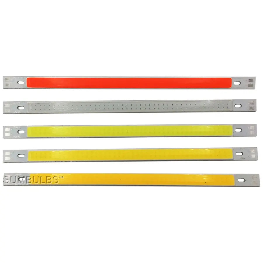 ruban led jaune rouge blanc 200mm lisse moderne 1000lm 12v 50v