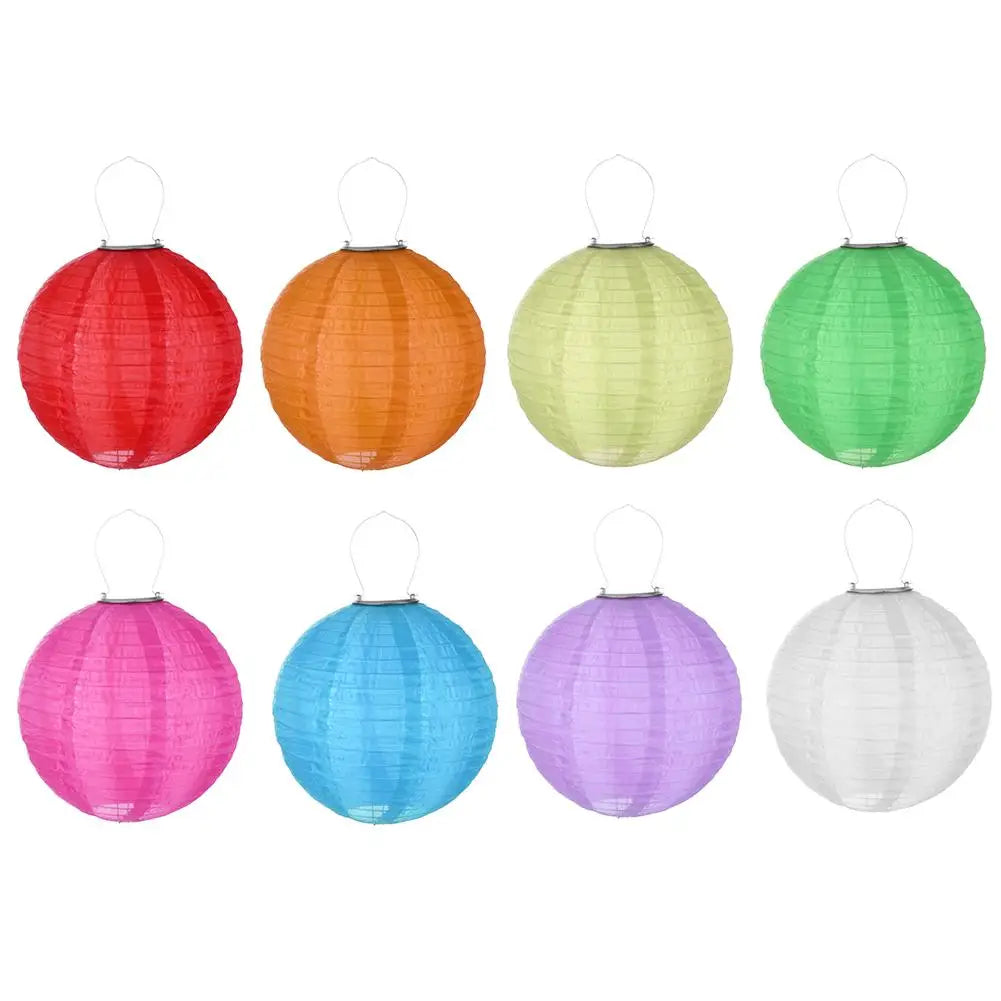 décoration extérieure boules colorées rayées moderne cordons mariage anniversaire noël fêtes