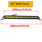 barre lumineuse led jaune moderne 13 20 32 38 inch ip67 vis protection