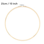 anneaux broderie bambou vis serrage classique différents diamètres cross stitch frame outils couture
