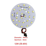 plaque led moderne diamètre 32mm 45mm 55mm 65mm 85mm 138mm led rond gris métallique