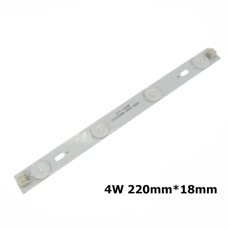 bande led 6w 8w 220mm 310mm 400mm 520mm blanc warm white modernes connecteurs