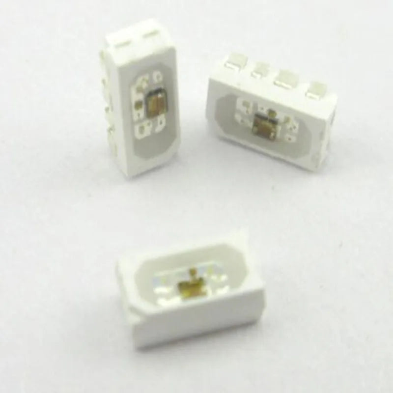 connecteur électronique blanc contacts dorés smd led standard salon decoration fixations invisibles
