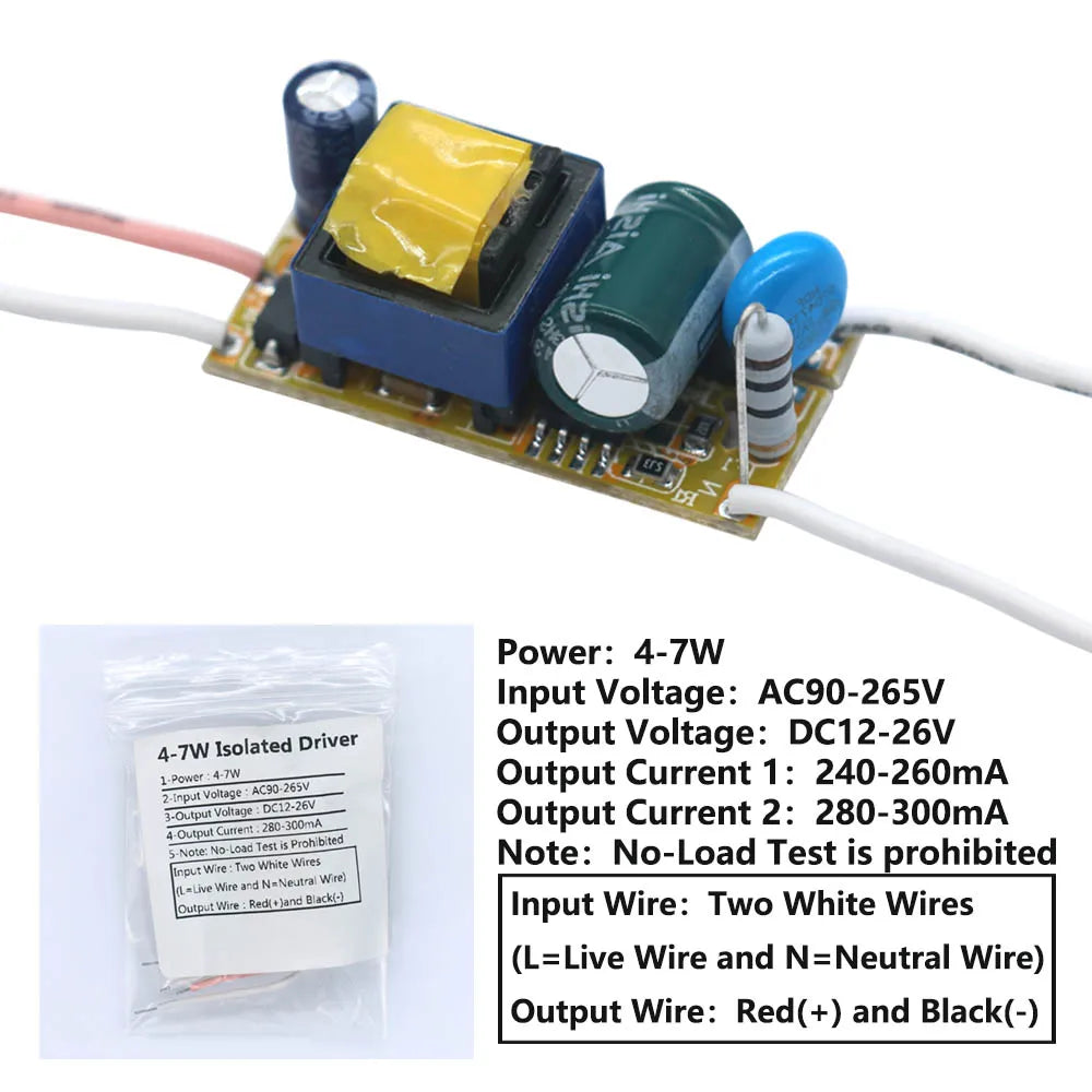 transformateurs electrique led 300ma 12v 120v 240v certifie ccc cqc rohs adaptable 1w 36w
