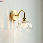 Applique murale LED verre cuivre style nordique moderne
