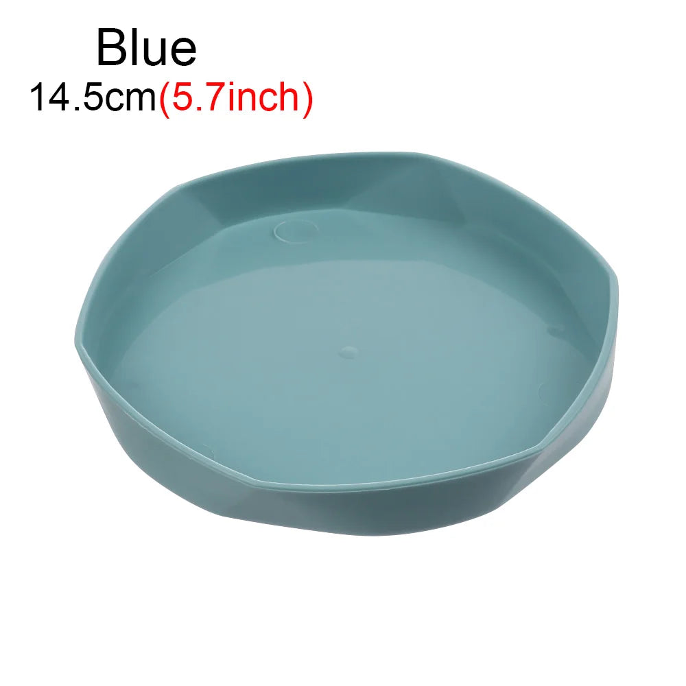 assiettes modernes plastique durable sauciers plante plateaux d'égouttement pots fleurs trépieds jardin intérieur extérieur