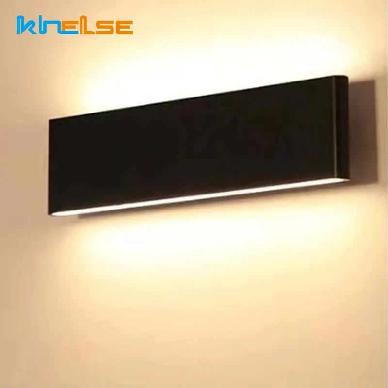 appliques murales led modernes 115mm 175mm 300mm 400mm noir blanc 6w 12w 20w 30w