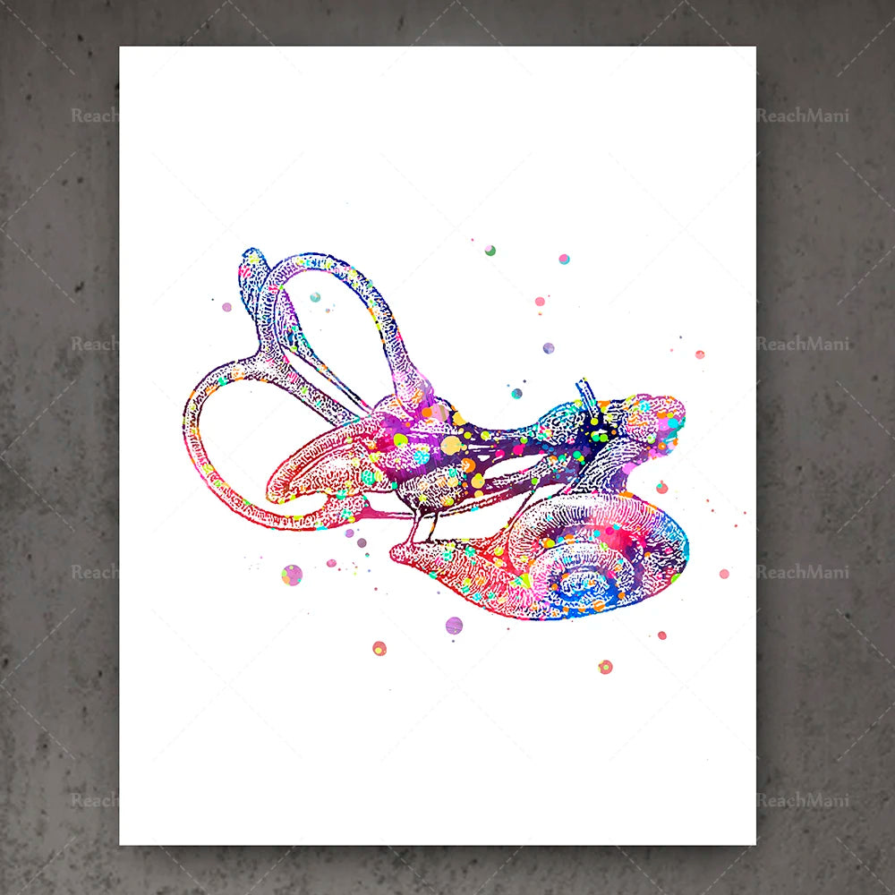 Une créature marine colorée et fantaisiste, avec des formes et des motifs abstraits, évoquant la diversité et la beauté de la vie sous-marine.