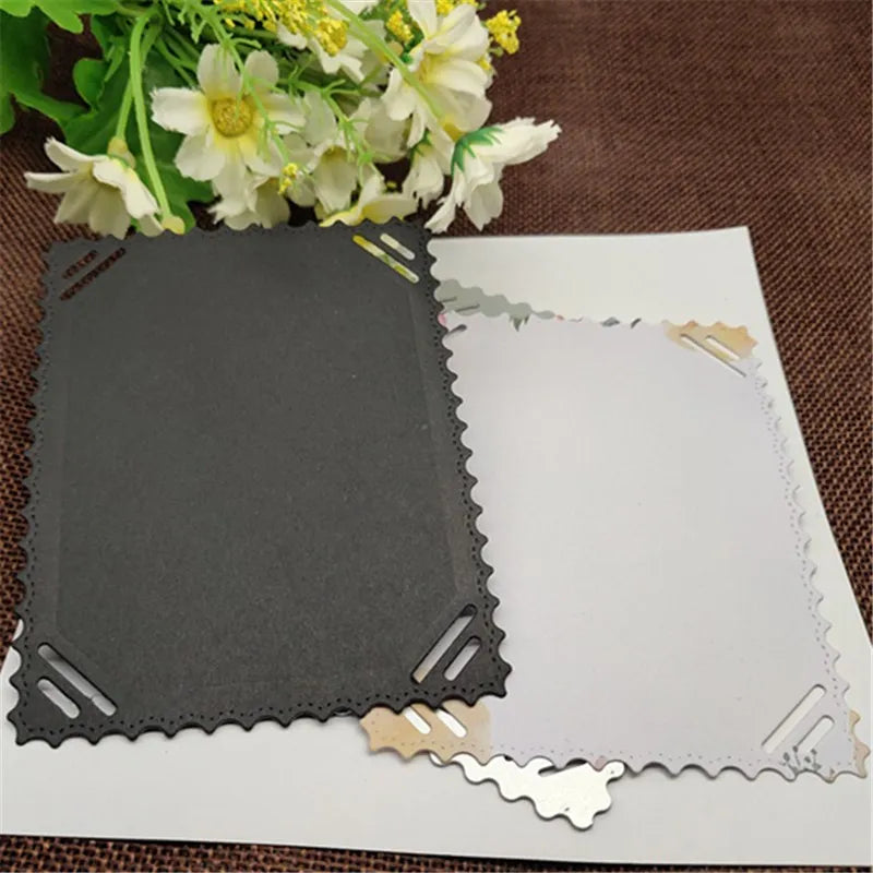 plaque protection écran blanc noir acier carbone bricolage scrapbooking déco moderne