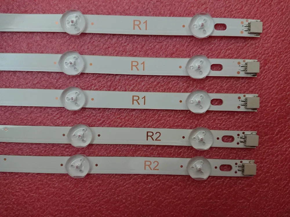 bandes led blancs modernes kit 10 pièces facile salon lumières continue smd