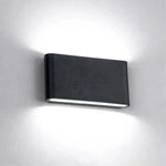 lampes murales modernes noir blanc ip65 led 12w 6w minimalisteextérieurintérieur