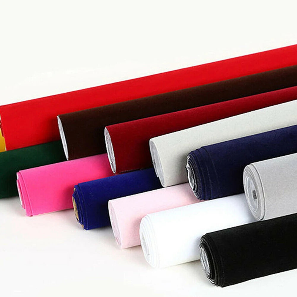 ruban adhésif velours floqué tissu doux doublure boîte bijoux tiroir bricolage artisanat