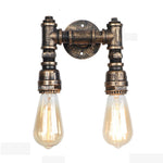 lampe murale industrielle métal vieilli bronze éclairage quotidien chambre salon cuisine étudié entree sdb