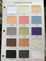 rideau zèbre polyester moderne variété couleurs européen américain