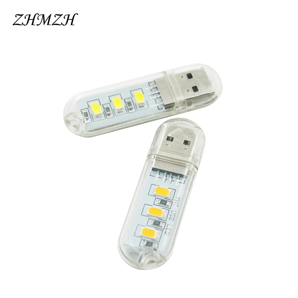 lampe led portable usb 12 couleurs transparent moderne compact