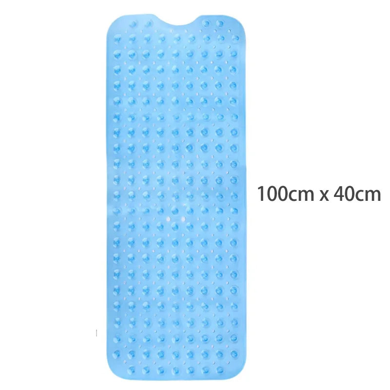 tapis bain transparent antidérapant motif animal poissons oiseaux moderne salle bain 38x69cm
